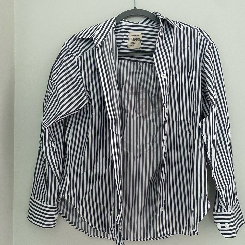Perfect for summer zadig & volotaire button down striped shirt
